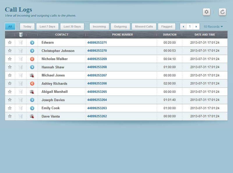 Call Logs