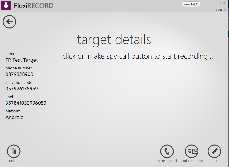 Target Details